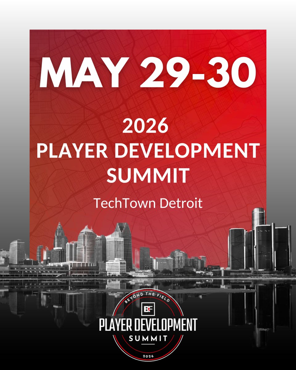 Beyond The Field - Player Development tweet media