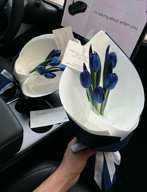 i3Moment's tweet image. Blue Tulips 🌷