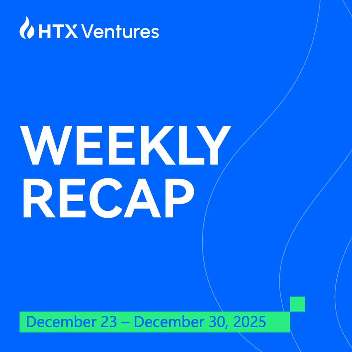HTX Ventures Weekly Recap 🧵Welcome to 2026! The first trading week of 2026  opened with a clear shift in market behaviour. Despite mixed macro signals, crypto  markets moved decisively risk-on. $BTC rebounded