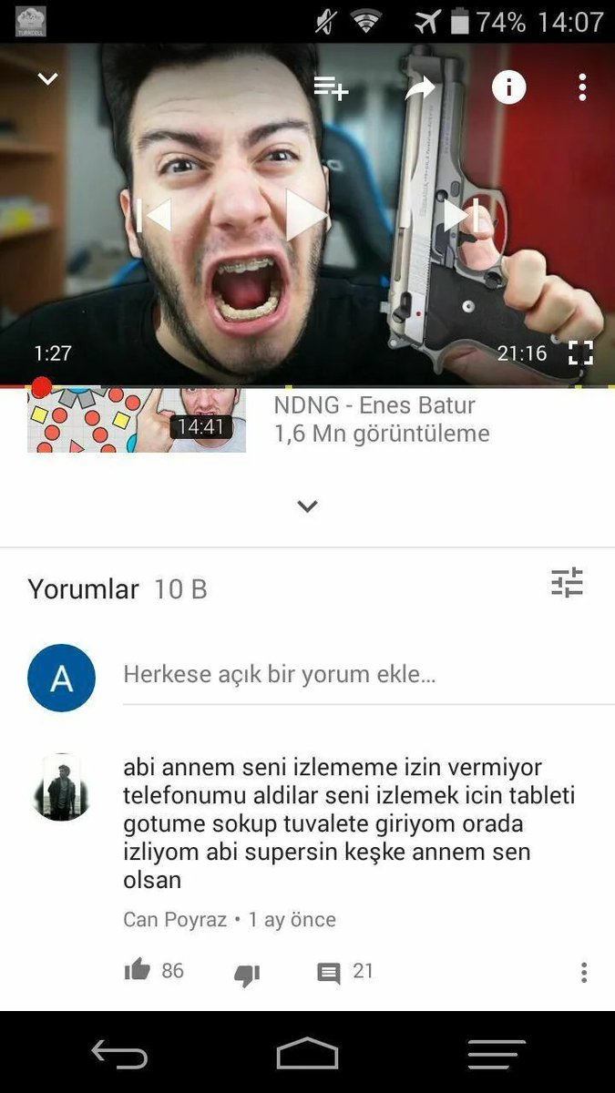 😁 Enes Batur abi keşke annem sen olsan ................
#SeyyanenZam