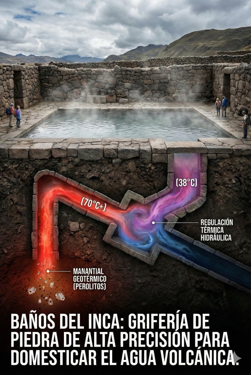 BAÑOS DEL INCA: LA "GRIFERÍA" DE PIEDRA
​Cuando los conquistadores españoles llegaron a Cajamarca en 1532,  encontraron al Inca Atahualpa  en un baños termales.  los Baños del Inca, es una obra de ingeniería termal que sigue funcionando 500 años a la fecha.