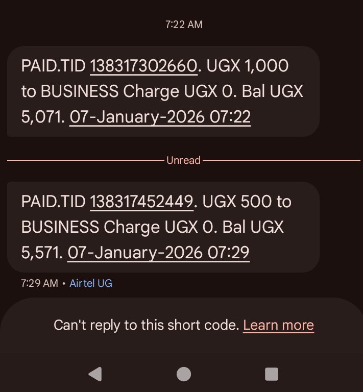 trekk256's tweet photo. @Airtel_Ug Please return my 1500 kuba Kati mwe mufuse babies😡😡😡 this is why I take full year without buying minutes https://t.co/Aupy9qp2VB
