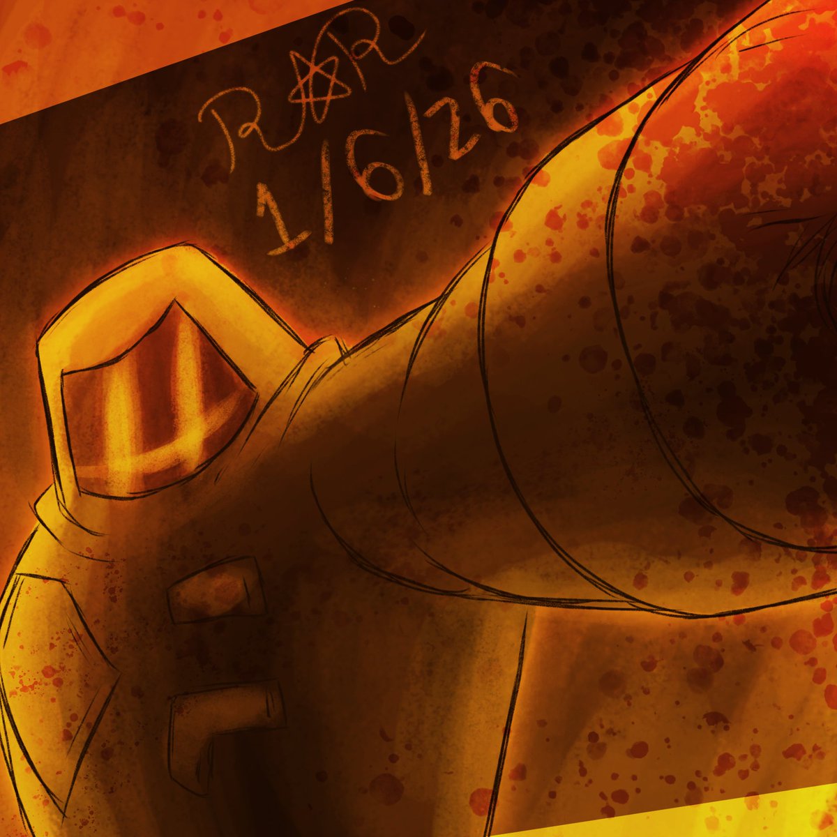 Redrunner613's tweet image. Good 'ol Jerry Judgement! Another character I illustrated, and will have some cool stories somewhere down the line!