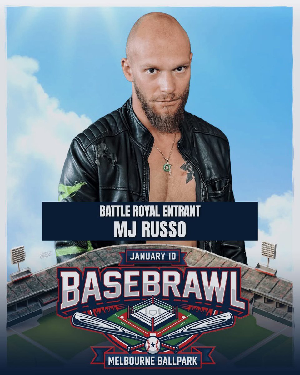 opwlive's tweet photo. 4οΈβ£ MORE FIGHTING IT OUT FOR THE π°
JAB, Matty Hain, Mitch Connors & MJ Russo will all be at #BASEBRAWL with their eyes on the $5,000 Prize in the Battle Royal.
ποΈ Only $25 including entry to the @MelbourneAces Game following the matches - https://t.co/Un7f7Ppf3l
Gates 4pm | BaseBrawl 5pm | Game 7pm