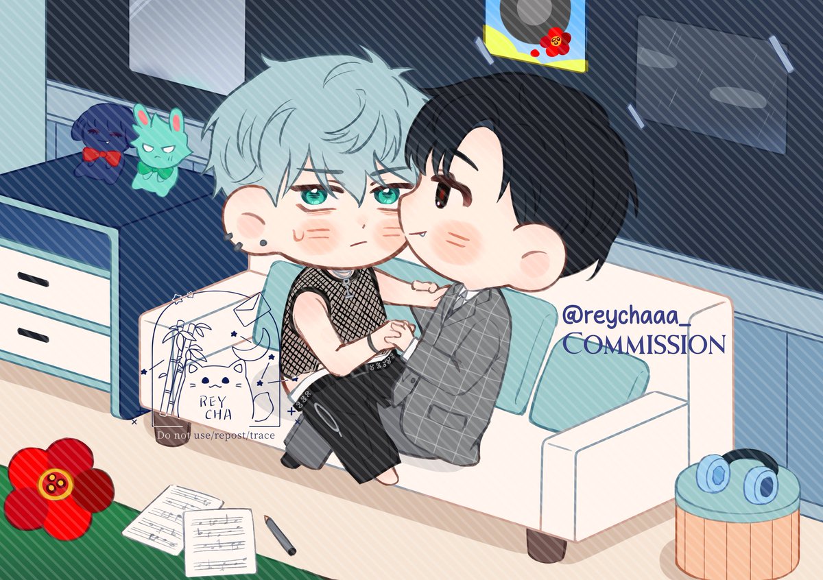 [♡ &amp; RT are very appreciated] ✨
Pocket Size Chibi #Commission result! 🌸
Thank you for commissioning me 🩷
#ivti