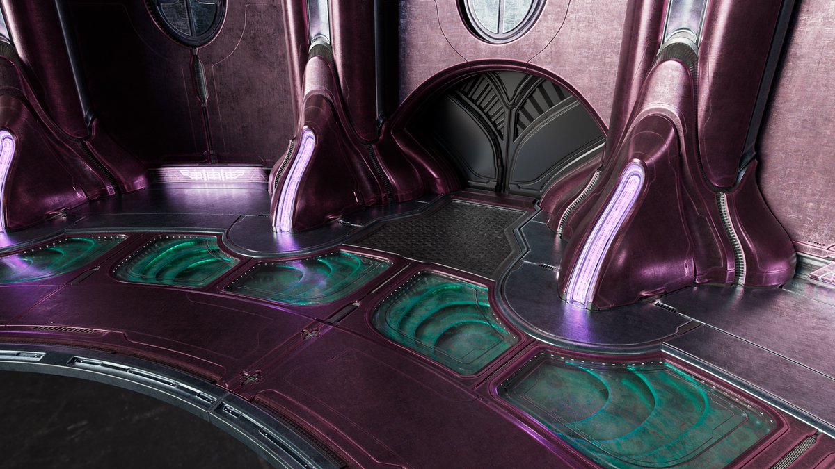 Floors be floorin... My continued WIP on the texturing and final modeling of Halo 2's High Charity / Gemini level.