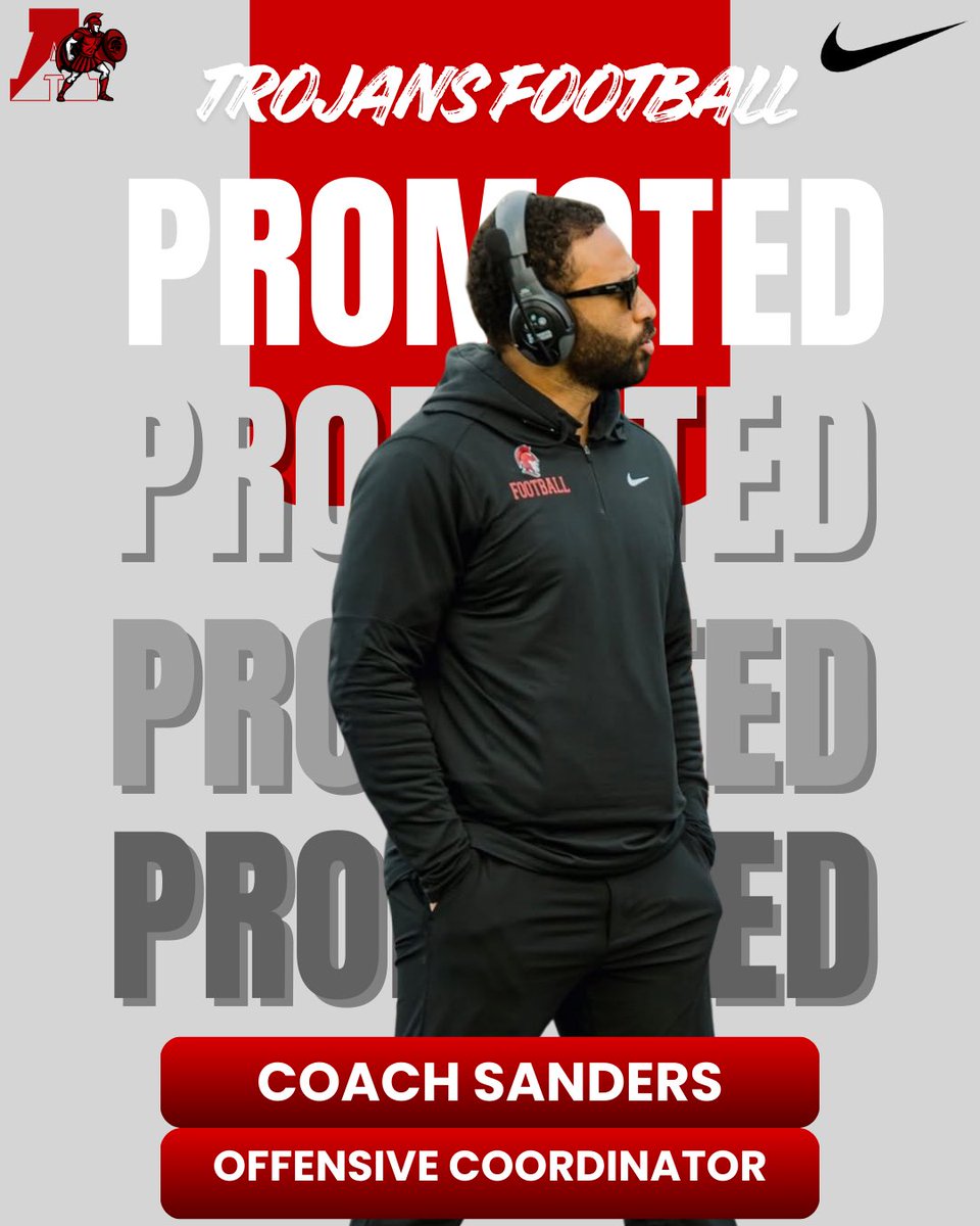 Congrats to Coach Sanders on being promoted to Offensive Coordinator! <a href="/4QE_QBS/">Coach Izzy Sanders</a>