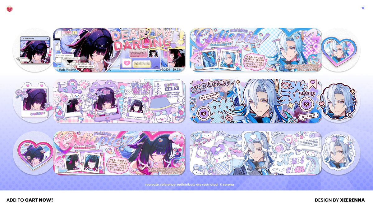 xeerenna's tweet image. any interaction cherished  ୨୧ .. ⠀𓈒            

୨୧. hi! aku ada 12 rs layout hoyo yg bisa ditake sekarang no fee, ada diskon yg take &amp;gt;1 yaa!  

⟢ t. aria sunna albedo durin sparxie yaoguang yao guang columbina neuvi ⁦#zonauang⁩ ⁦#zonaba ♡ ੭