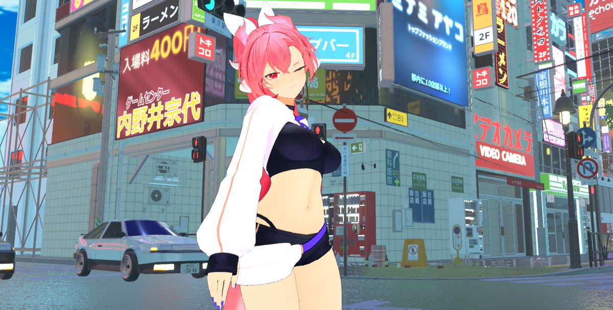 viennavtuber's tweet image. She was having a fantastic trip until that moment 🫡 poor Vienna. All that Pink went straight to her brain...