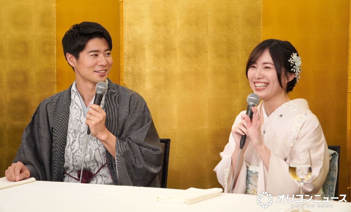cloverblossoms_'s tweet image. Former AKB48's Matsui Jurina (28) and BOYS AND MEN's Tsujimoto Tatsunori (34) held a press conference to announced their marriage.

oricon.co.jp/news/2429076/f…