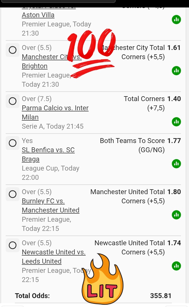 LeswiiSwaMina's tweet photo. BOOKING CODE: BW300BE56C

1st Half Overs 3.5 &amp; 4.5 Corners MARKET 🍏🚩 

Let's Boom 🤯💥 
Let's follow 🍏🚩

Good MEAL 😋💯

Sign up! https://t.co/xQSnsuQ8MX
Booking Code :
https://t.co/BjzbWPJmaq https://t.co/MqcmFQxVWi