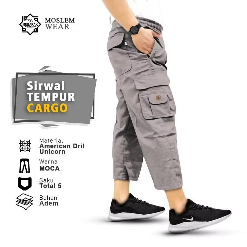 Cek Celana Sirwal Tempur Cargo MUBARAK Moslem Wear dengan harga Rp75.098. Dapatkan di Shopee sekarang! s.shopee.co.id/13wKk1tK5?shar…