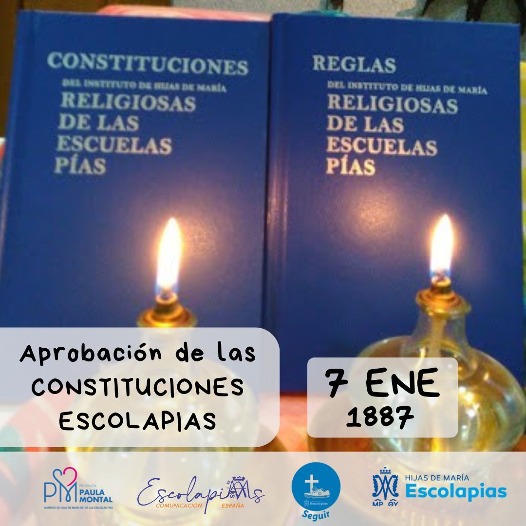 Celebramos el 138 aniversario de la Aprobación de las Constituciones por el Papa León XII
"Las Constituciones nos explicitan la manera concreta de vivir el Evangelio y nuestra misión educadora en la Iglesia." (Constituciones 198) <a href="/hmrescolapias/">Escolapias CGeneral</a>