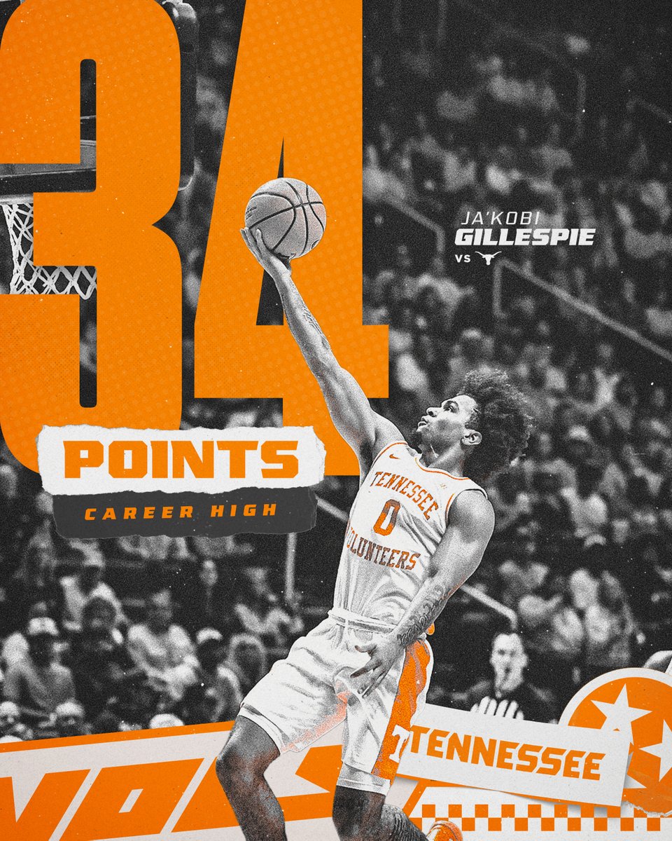 Vol_Hoops's tweet photo. had himself a NIGHT. 

34 PTS / 12-18 FG / 5-8 3FG https://t.co/UaDQrQgAdg
