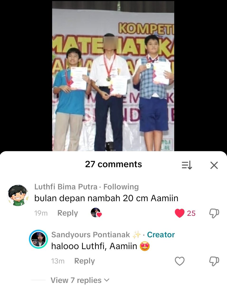 ratumalumalu's tweet photo. Antara jokes dan doa ya fi. Gemes sekali sama duo math dan bikin jebol vote week 3. Asik banget interaksi mereka berdua, semoga sering ada collab ya @WapangLakah #sandyours https://t.co/gY5Twkm0SZ