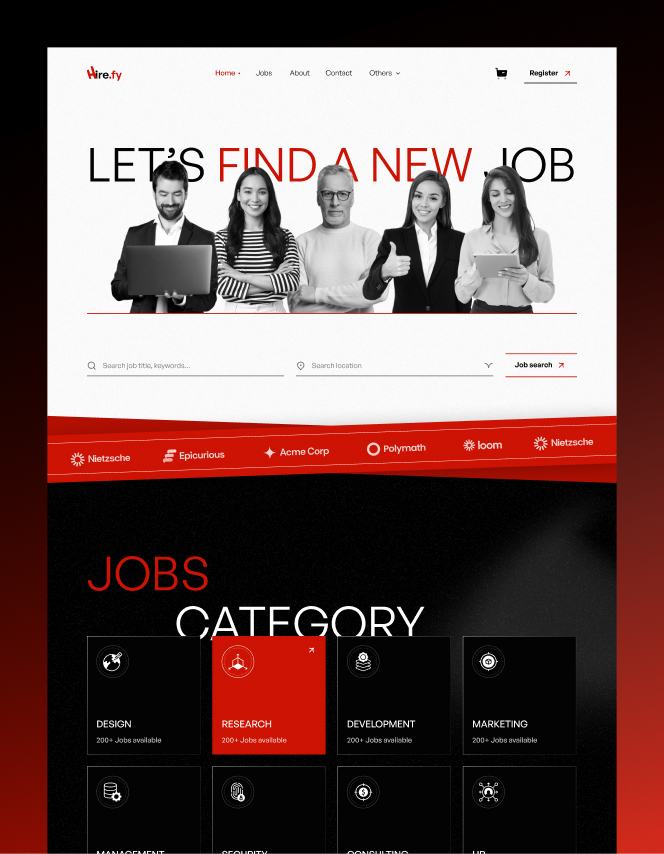 nomanflowfye's tweet photo. Hirefy is built to simplify how talent meets opportunity.
A job portal website designed for fast search, clarity, and scale.
Available in @figma, @webflow, @framer and more platforms.
#JobPortal #HRTech #WebDesign #FounderView https://t.co/ONsajRP9YO