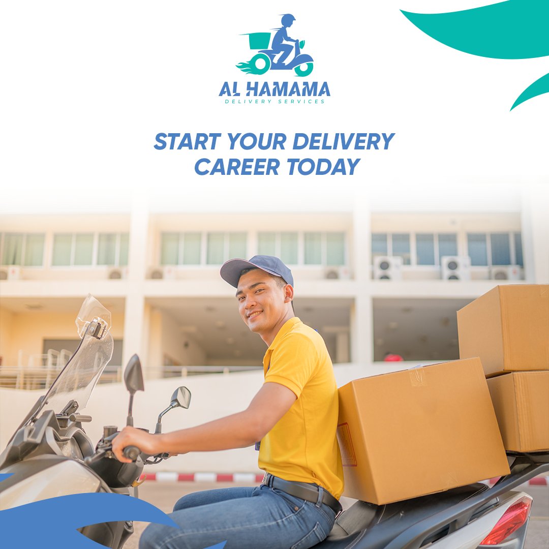 Looking for stability and career growth? Apply as a bike rider at Al Hamama today.
 📞 +971 50 655 4987 | 📧 info@al-hamamadelivery.com | 🌐 al-hamamadelivery.com