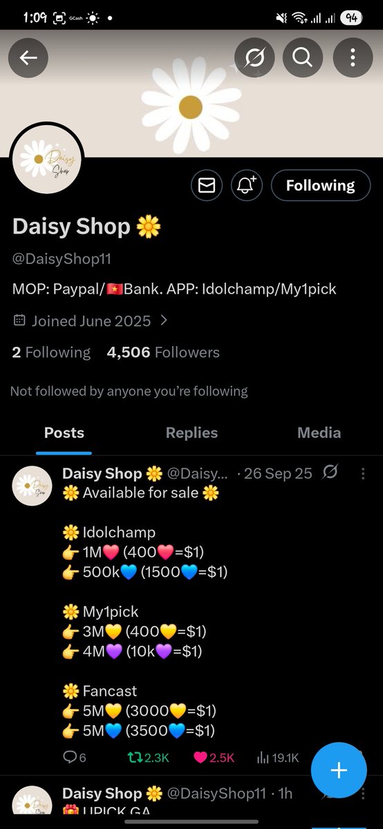 mengobie15's tweet photo. @DaisyShop11 https://t.co/2PWMxMehx7