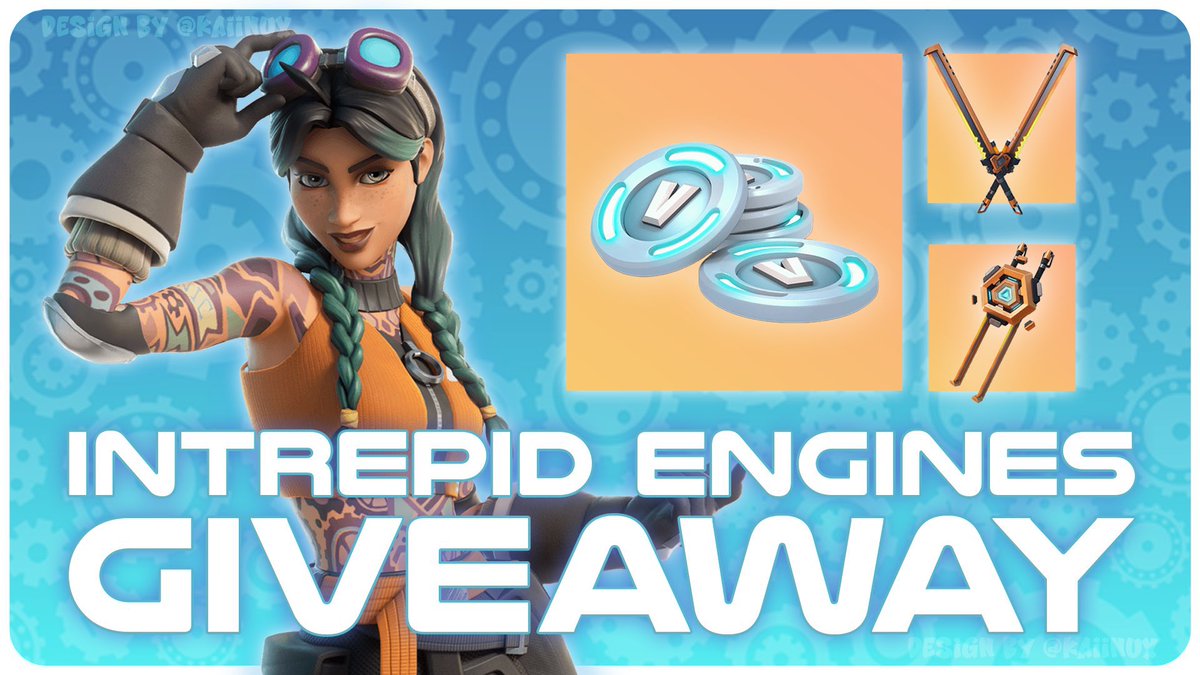 InsoIsHere's tweet image. 🎁 Intrepid Engines Giveaway ⚙️
(1 Winner)

To Enter:
• Like and Repost 🔁
• Follow @InsoIsHere and @Aidanhihi
• Comment what you like about this pack 💬
• Tag a friend

⏳ Ends in 48 hours ⏳

Optional: please consider using code InsoIsHere in the item shop to support 💜…