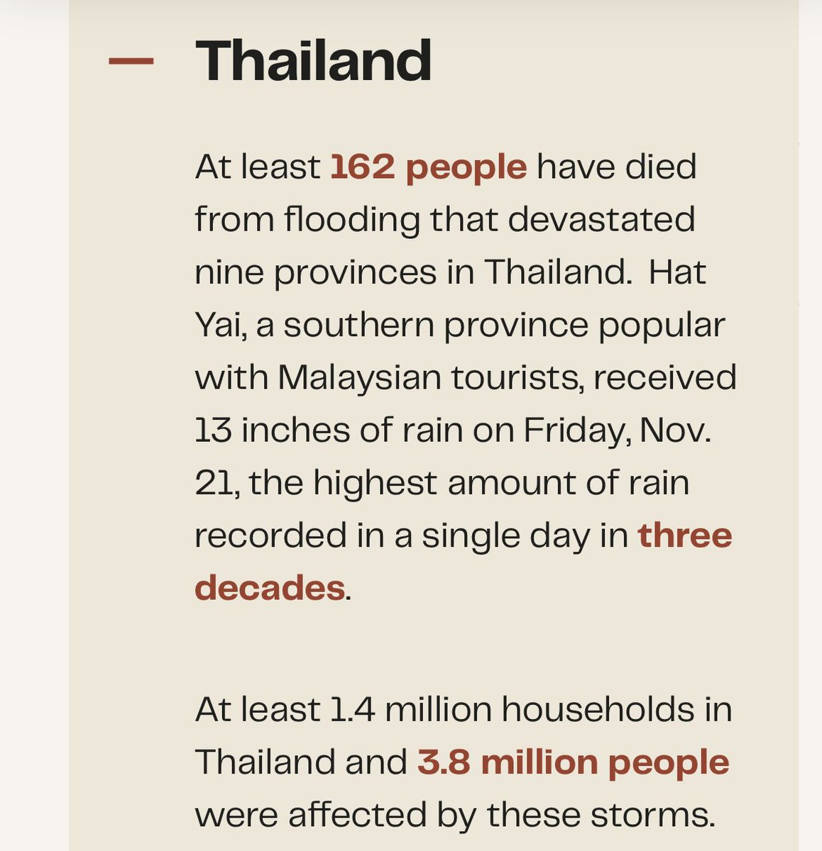 MARIWAHINA's tweet image. เหตุการณ์น้ำท่วมที่หาดใหญ่ที่ผ่านมา ก็อยู่ในลิสต์สนับสนุนอันนี้ ซึ่งหมายความว่า เพ้บก็มีส่วนช่วยโดเนทให้คนไทยที่หาดใหญ่เหมือนกัน🥹😭

disasterphilanthropy.org/disasters/2025…