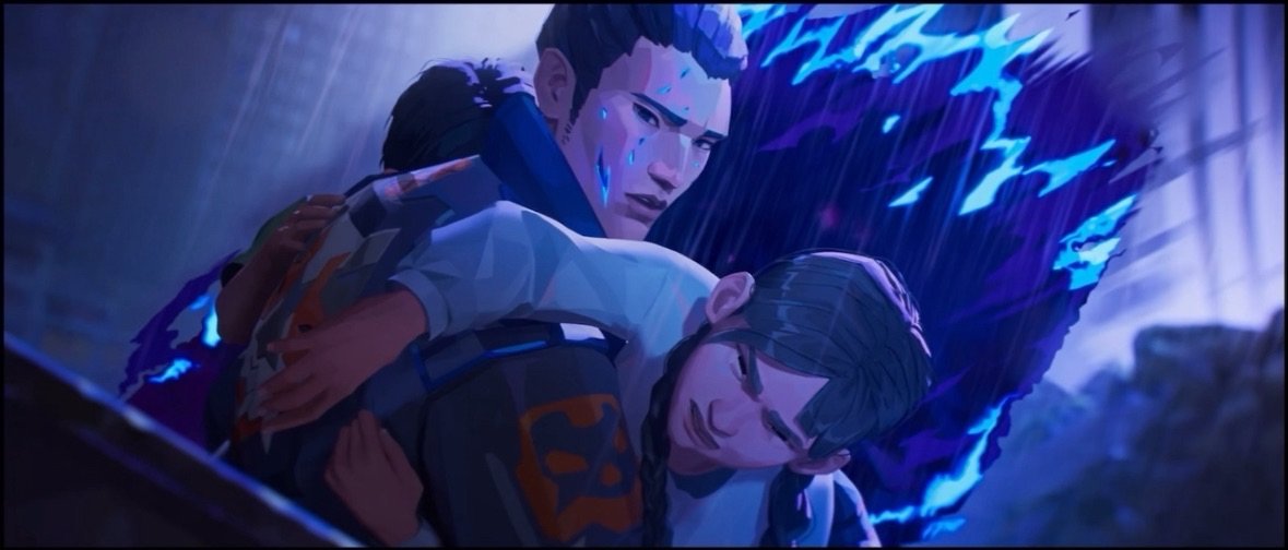 TheBeterShimada's tweet image. Omega Yoru not believeing in Hero's anymore , after not saving "enough" people in the Japan crisis , the downfall of Valorant, of Brim. And Pheonix's death. There is truely no more hero's, so he is fine being a villain.

#Yoru #VALORANT (#Yorunix)