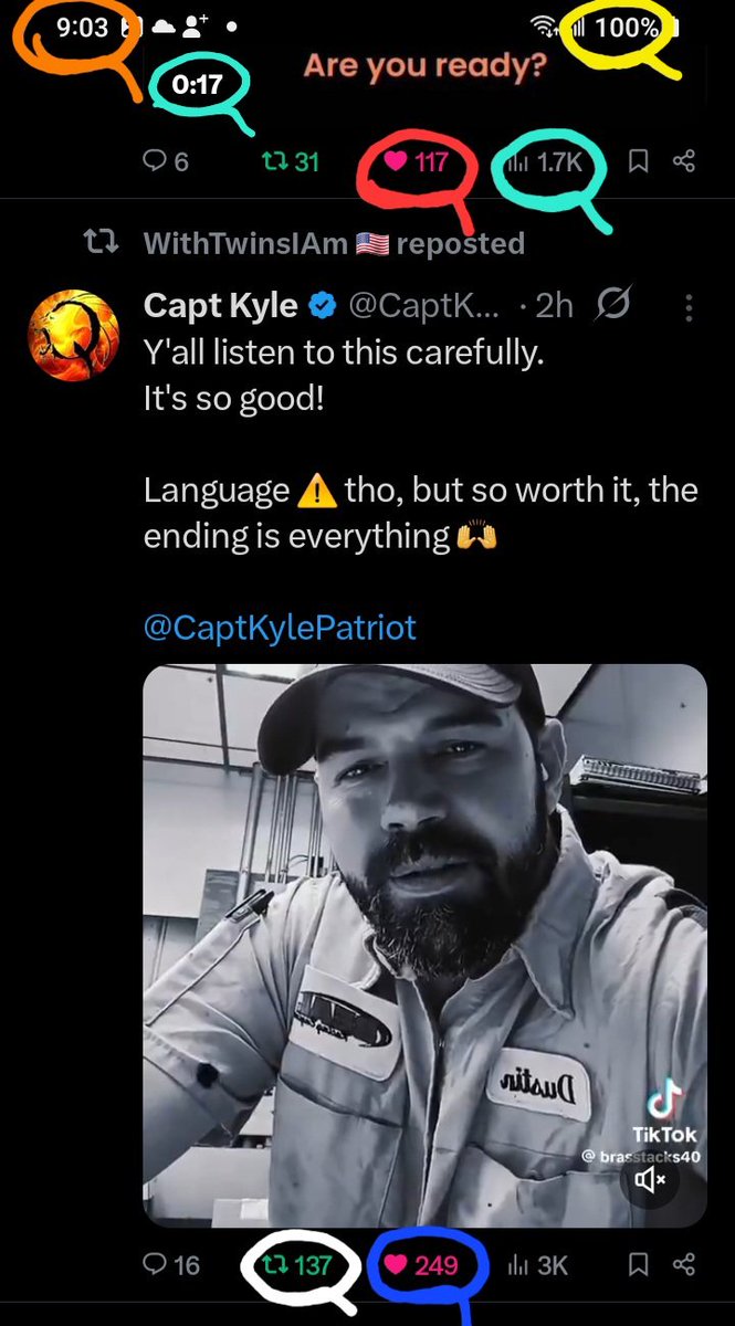 DeanDavis33's tweet image. 🐸1️⃣7️⃣ #Seventeen 🐇
2️⃣4️⃣9️⃣ #TwoFourNine 
1️⃣1️⃣7️⃣ #OneOneSeven 
9️⃣0️⃣3️⃣ #NineZeroThree 
1️⃣3️⃣7️⃣ #OneThreeSeven 
🎰 #WhatAreTheOdds 🪽
💯 #OneHundredPercent