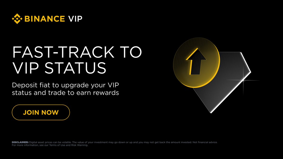Upgrade to Binance VIP, faster than ever. Deposit $100,000 or more by  February 4 to unlock VIP 1–4 benefits, including exclusive fee rebates to  enhance capital efficiency. Apply now 👉 https://t.co/9bZhoB2lEs