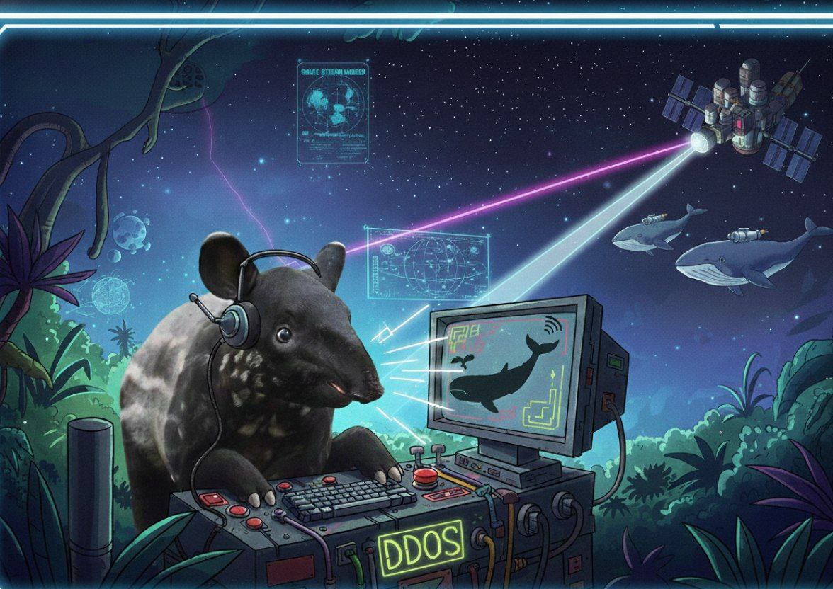 tangtaionsol's tweet photo. When the mission calls, even a tapir knows what to do! $Tangtai is initiating a hard DDOS, beaming a message to the cosmos. Join the cheer and watch the space whales arrive!
A2wi4b6QwnXLK4Vx1XRgGW2bsB6XdPp2RLLJ93Qipump
#Tangtai #SaveTapir https://t.co/tscGf4eIeQ