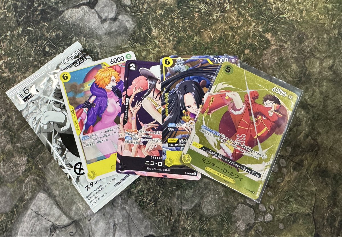 Tabletop SB – 06/01/2026

Deck Used: ⚫️ Black Imu

🔵 Jinbe → Go 2nd ✅
🟣🟡 Crocodile → Go 2nd ✅ (Cool deck!)
🟢 Bonney → Go 1st ✅

Standard Battle!

After going X-4 previously, glad I could finally win something. Hope 2026 is a good year for everybody!  🔥