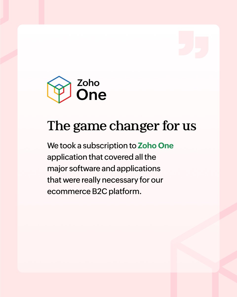 Zoho for Startups tweet media