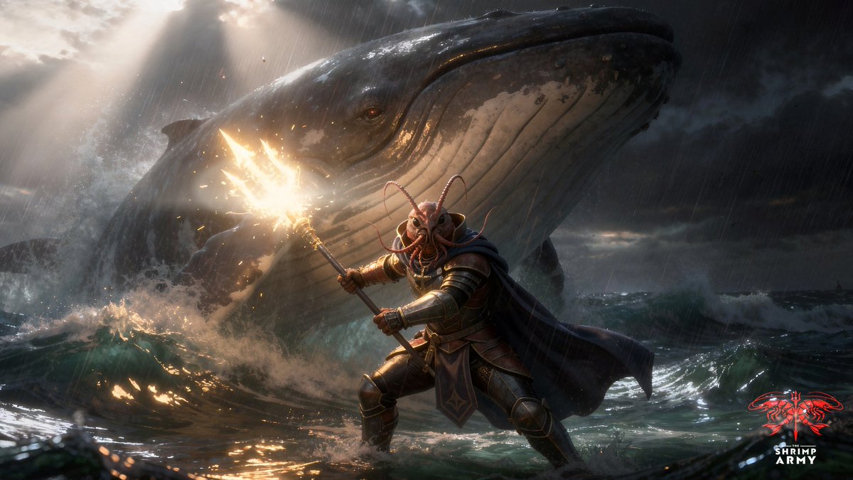 $SHRIMPS is sitting around 245k MC.

This is where conviction gets built before the chart shows it.

Strong lore.
Cult-like community.
Unified trenchers who actually buy, hold, and bullpost.

This isn’t hype, it’s positioning.

Every army starts small.
Momentum builds before