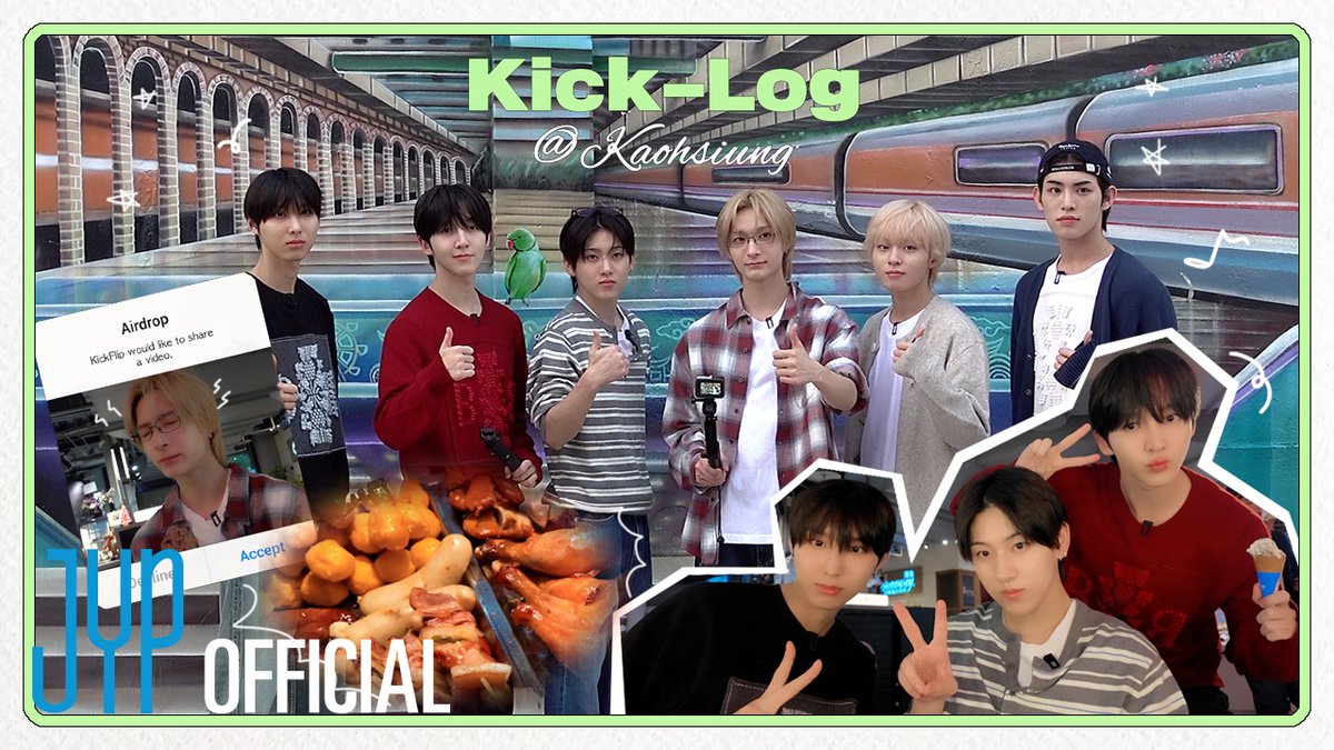 kickflip_jype's tweet photo. [Kick-Log] 가오슝 보얼예술특구&amp;야시장 투어 | 가오슝 Vlog - KickFlip(킥플립)

https://t.co/pFQ0BLbpfX

#KickFlip #킥플립
#Kick_Log https://t.co/Vqb55pehZV