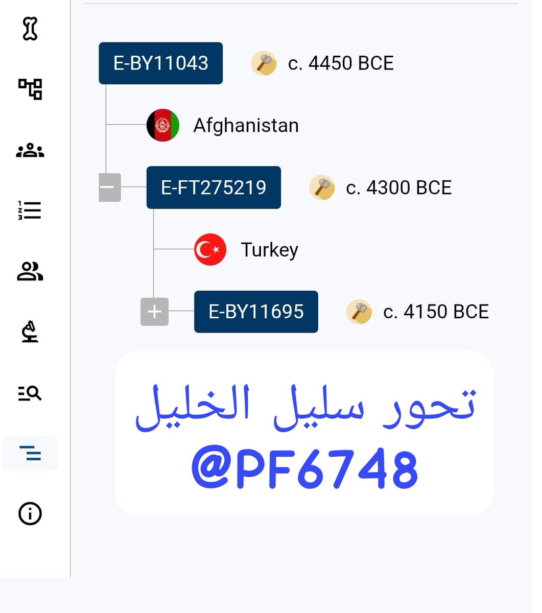 PF6748's tweet photo. 🧬 الفرع اليهودي AB-577 (Y-DNA)
يقع تحت السلالةE-M84 ويُصنَّف ضمن الفروع المزراحية
عيّنةعامةواحدةفقط معروفة تنتهي عند E-BY11043 (أفغانية)
قرائن تاريخية ترجّح ارتباطه بيهودفارس وآسيا الوسطى وطريق الحرير.
فرع نادر… ونافذة جينية على الهجرات الشرقية القديمة.
#AB577 #E_M84 #E_BY11043 https://t.co/hfcOvIea39