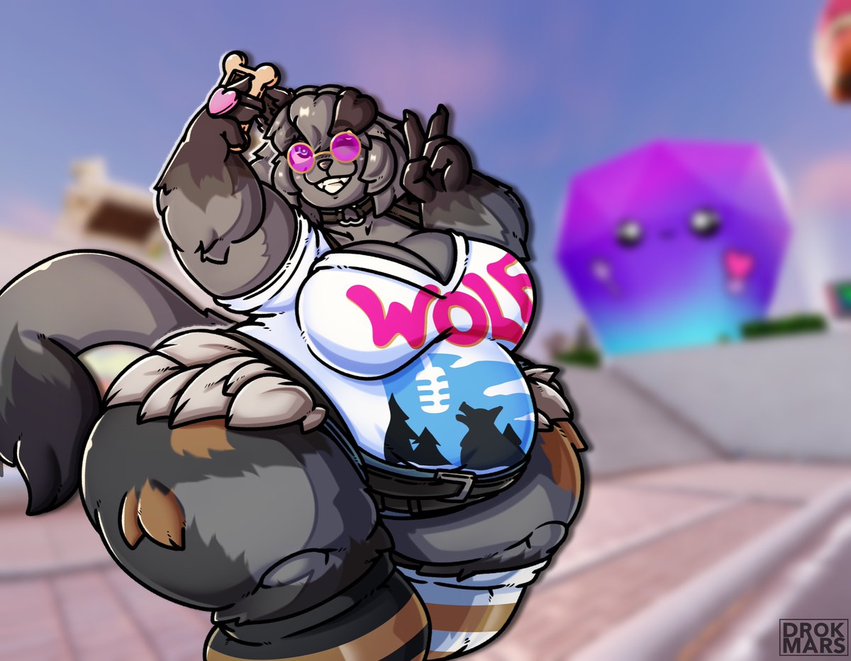 DrokmarsSFW's tweet image. Wolfie is ready for a selfie!