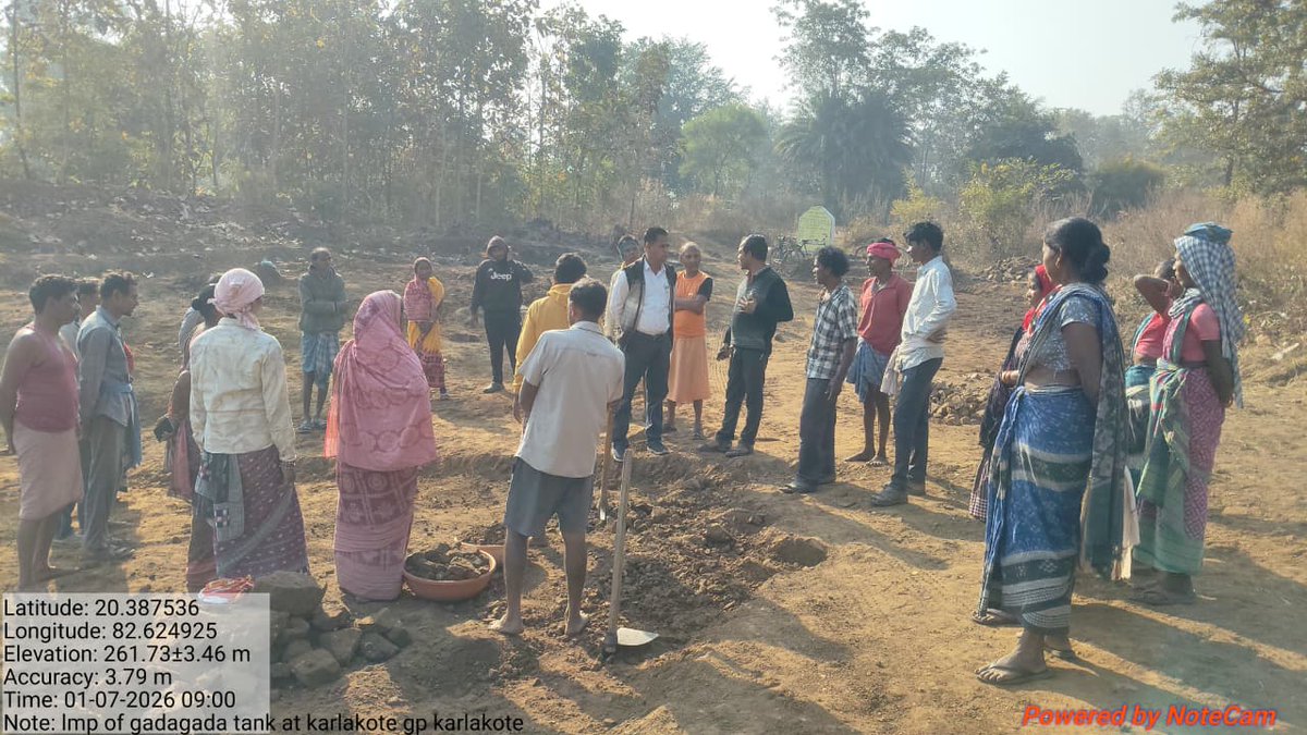 bdoboden's tweet photo. @DM_Nuapada @NAdministration @OdishaMgnregs  
BDO sir visited karlakote GP area to oversee the Mgnregs works https://t.co/QDqExu9GN5