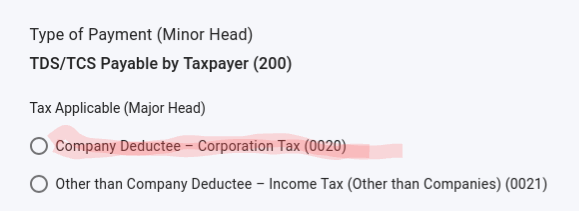 NaanOkNee's tweet photo. @IncomeTaxIndia  Can you please make the interfaces consistent. This is TDS payment screen. We have Corporation tax on top for Professional Services and at the bottom in case of Rent. https://t.co/RGrz04golZ