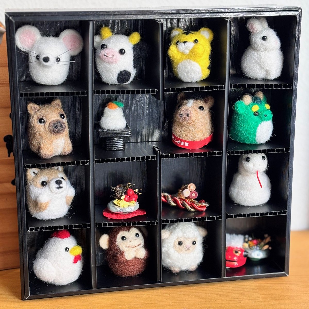 羊毛フェルト十二支ハンドメイド 羊毛フェルト十二支ハンドメイド ハンドメイド・羊毛フェルト 十二支の