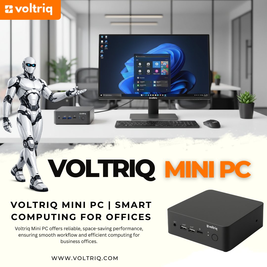 voltriq's tweet photo. VOLTRIQ MAKE IN INDIA

'Voltriq Mini PC | Smart Computing for Offices'

#voltriq #voltriqindia #GeMIndia #Gemportal #gemdealer #indianproducts #manufacturer #supplier #gamingpc #MiniPC #MiniPCSetup #MiniPCGaming https://t.co/l6iLHxnkx6