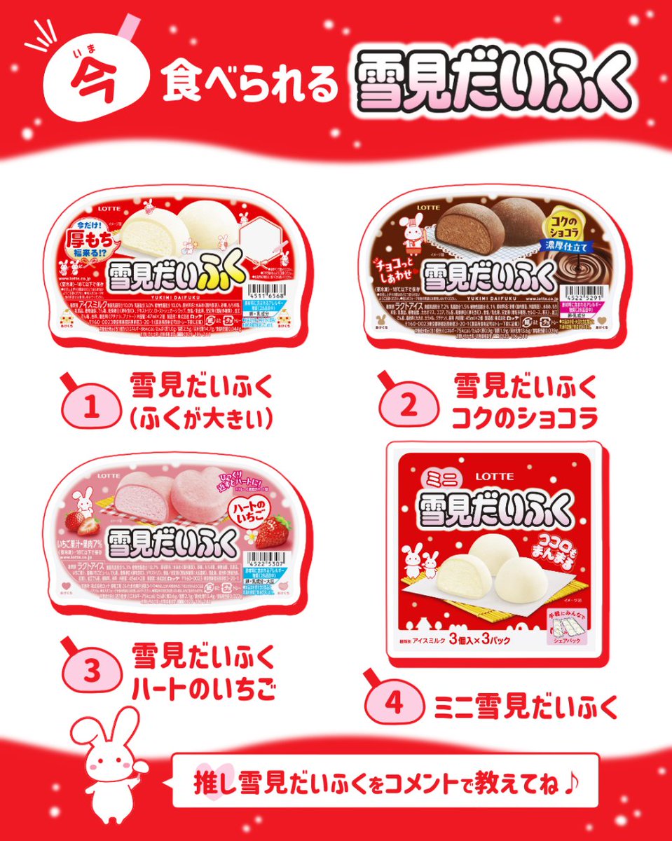 ロッテ 雪見だいふく (@yukimi_lotte) / Posts / X