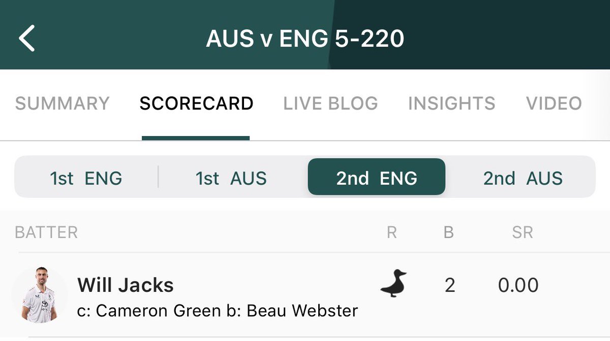 Something really poetic about this #Ashes2025 

Bowled by an all-rounder, caught by an all-rounder and the batsman out is an all-rounder