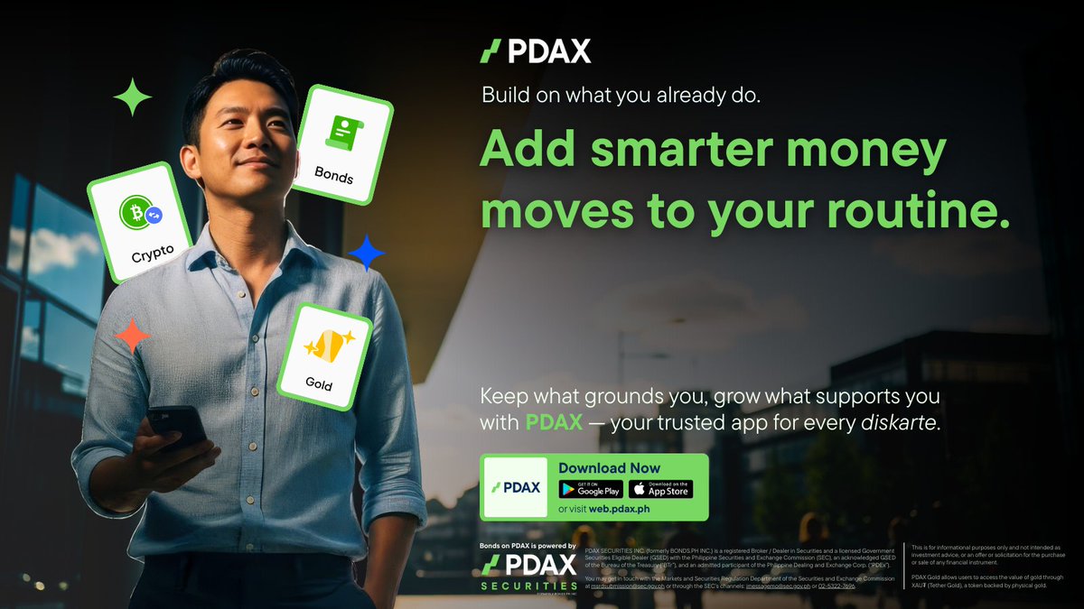 Habits that work? Keep them. ✓ Tools that support you? Add them. ✓ This  year, build on what already works with smarter money moves on PDAX.  #YourNextMoneyMove #CryptoPH