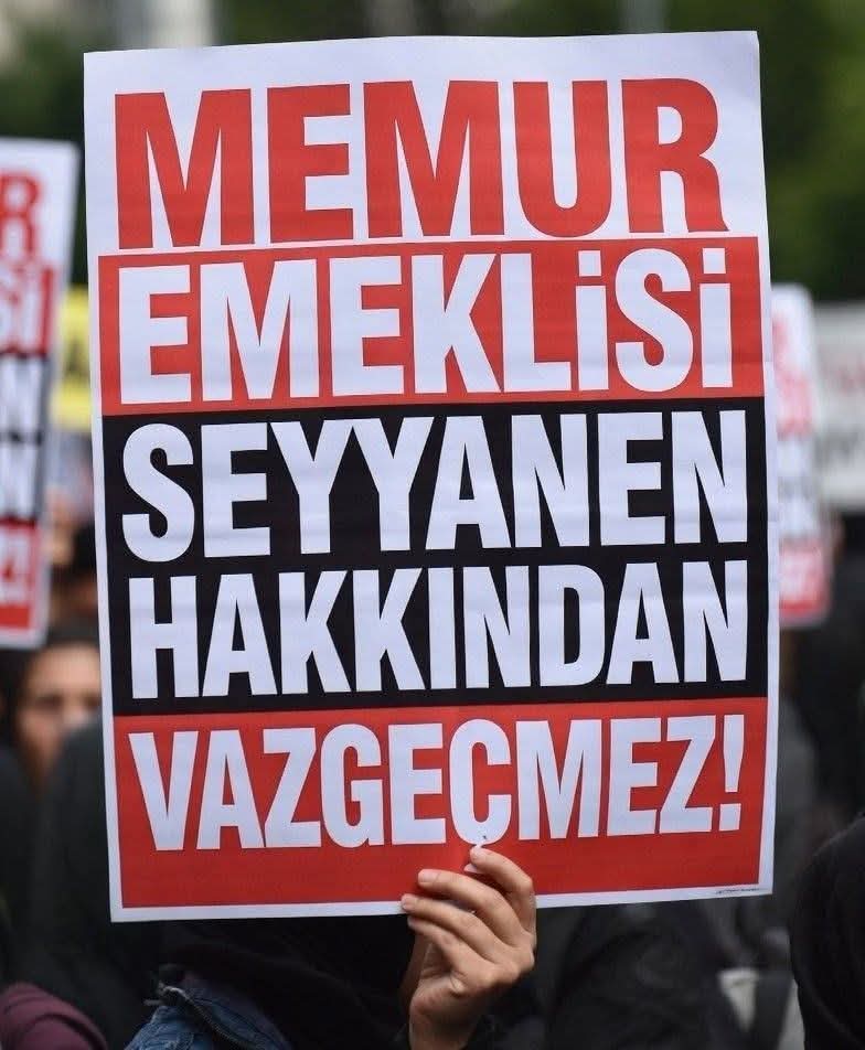 ‼️Emekli Memura SEYYANEN sözünü tutmadığınıza #HiçMiUtanmadınız ⁉️
‼️Emekli Memurun kanunlarını 375/40 KHK ile yok saymaya #HiçMiUtanmadınız ⁉️
‼️Aynı kanuna tabi Memura Seyyaneni verip #EmekliMemur u ayırmaya #HiçMiUtanmadınız ⁉️

<a href="/Akparti/">AK Parti</a> <a href="/MHP_Bilgi/">MHP</a> <a href="/RTErdogan/">Recep Tayyip Erdoğan</a> <a href="/dbdevletbahceli/">Devlet Bahçeli</a>