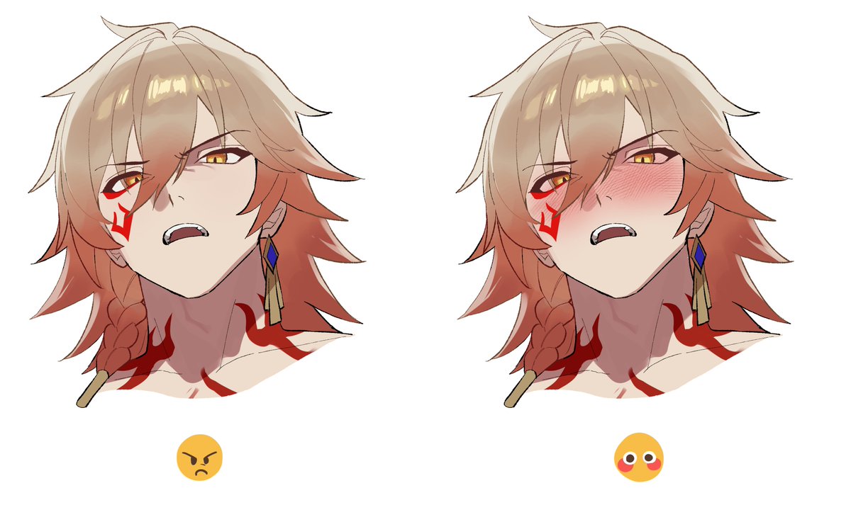 HazoZOYAKU's tweet image. #Mydei 
😠                                                                  😳