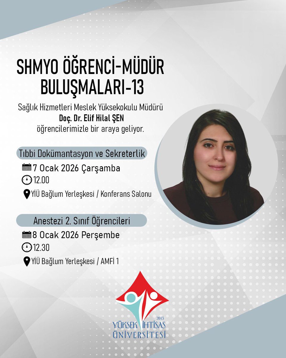 #yüksekihtisasüniversitesi