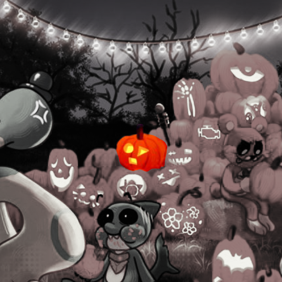 オーダー　ハロウィン&クリスマス４点 ハロウィンティザーの「〇△□」 ・クリスマスティザーの「〇