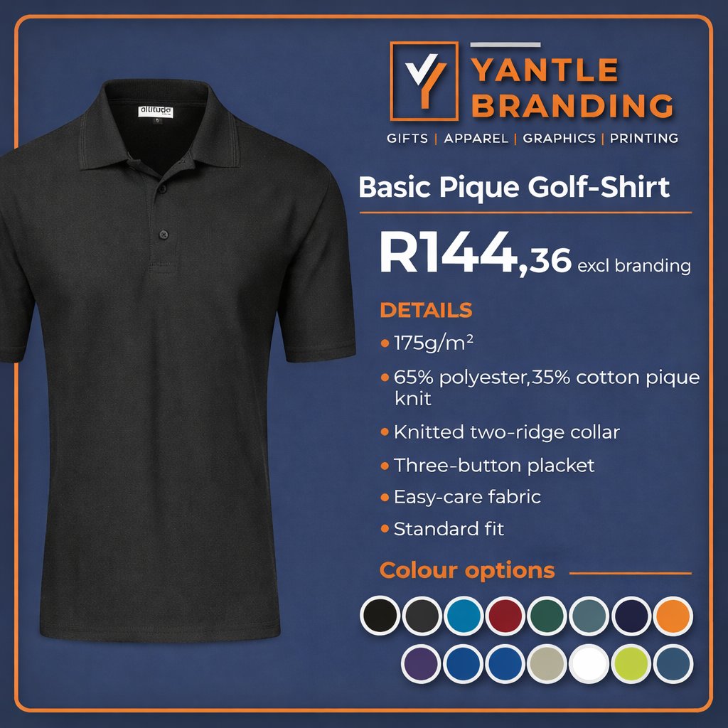 YantleB's tweet photo. Perfect for corporate wear, teams &amp; promotions.

📞 081 587 6246
📧 info@yantlebranding.co.za
https://t.co/KlhVHM9FZc

#YantleBranding #GolfShirts #CorporateWear #BrandedClothing #WorkWear #PromotionalWear #CustomBranding #PiqueGolfShirt #BusinessBranding #SouthAfricaBusiness https://t.co/Ub5iKJxgmo