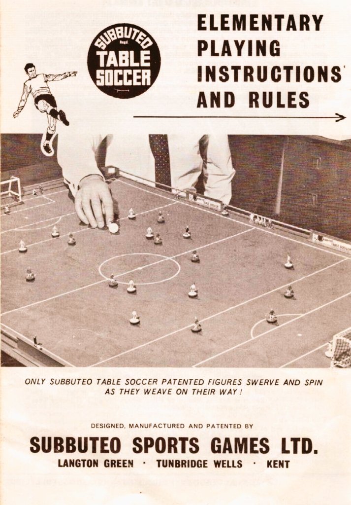 footballmemorys's tweet image. Subbuteo 'Elementary Playing Instructions and Rules'

#Subbuteo #FootyGames #Rules