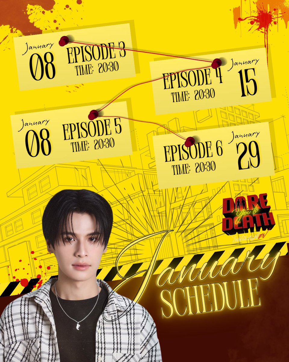 MarkOhmPH's tweet image. 📢 Ohmtpk Series Schedule ☃️

🗓️ January 2026
🎬 Dare You To Death
📍 GMM25 8:30 PM 🇹🇭 &amp;amp; Netflix 10:30 PM Global Rerun

Upcoming:
🗓️ January 8, 2026
Hastags:
#️⃣ DareYouToDeathEP3
#️⃣ DareYouToDeath

#DareYouToDeath 
#ohmtpk
#markohm

🩵