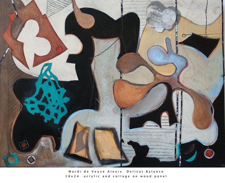 Art of the Day! "A Delicate Balance". Buy at: ArtPal.com/mardi?i=54753-8