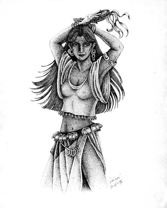 bbcherrytomato2's tweet photo. Art of the Day! ""Gypsy Girl"". Buy at: https://t.co/HqdP4pqS8w https://t.co/XvY4RQ7hU1